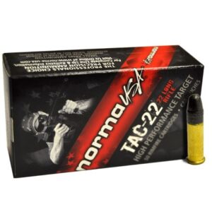 NORMA TAC-22 LONG RIFLE 40gr Lead Round Nose 50 rd box