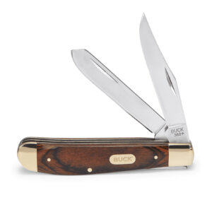 TRAPPER 2 BLADE POCKET KNIFE WOODGRAIN HANDLE