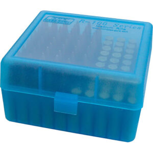FLIPTOP 100RD MEDIUM RIFLE AMMO CASE CLR BLUE