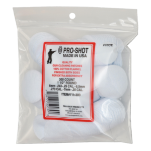 1 1/2" ROUND PATCHES 6MM-30 CAL 300CT