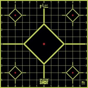 SPLATTER SHOT 12" SQ GREEN SIGHT IN 5/PKG