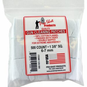 6MM-7MM 1.3/8" SQ BULK PATCHES 500CT