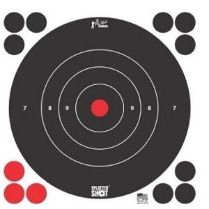 SPLATTER SHOT 8" WHITE TARGET 6/PKG