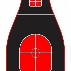 TACTICAL PRECISION TARGET RED/BLACK 8/PACK