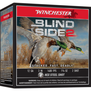 BLIND SIDE 2 12GA 3" 1 3/8OZ #2 STEEL SHOT