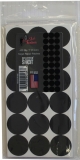 SPLATTER SHOT 1" REPAIR PATCHES BLACK 432/PKG