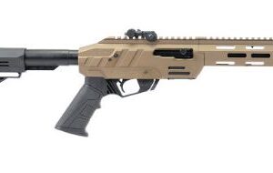 ADLER RF224 SEMI AUTO RIFLE, 22LR, 11.7″BBL, 26.3″OAL, FDE C