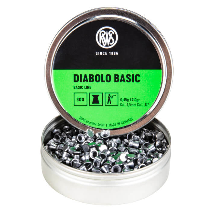 RWS DIABOLO .177 AIRGUN PELLET 300 COUNT TIN : UMAREX AIRGUNS - Image 3
