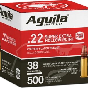 AGUILA .22 LR HV HP 38 GR 500 PACK