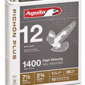 AGUILA 12ga 2-34” 1-14oz 1400fps #7.5 10pk PIGEON PLUS