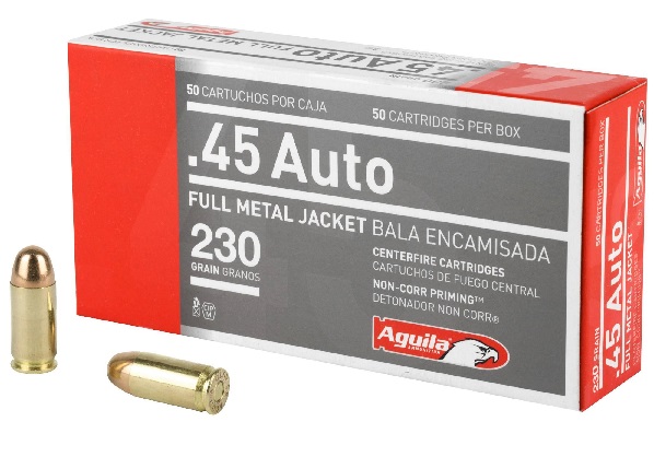 AGUILA .45 AUTO FMJ 230 GR