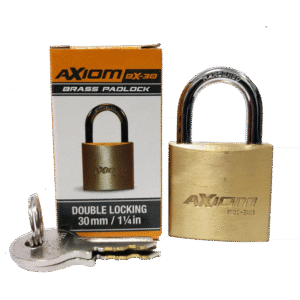 AXIOM BRASS 30MM PADLOCK