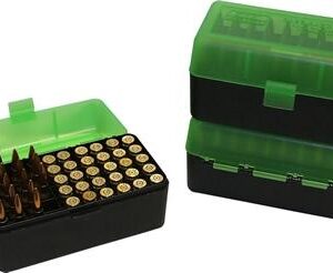 SMALL RIFLE FLIPTOP 50RD CLR-GRN/BLK