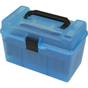 Deluxe Ammo Box 50 Round Handle 25-06 30-06 270 Win