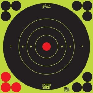 SPLATTER SHOT 12" GREEN TARGET 5/PKG